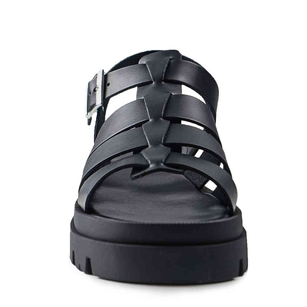 Altercore - Elio Plateau Sandaal - Zwart